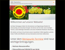Tablet Screenshot of buefa-regensburg.de